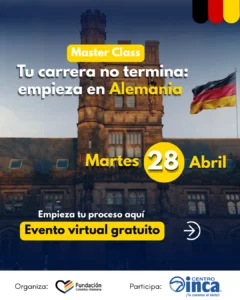 Centro Inca y la FCAB abren espacio para egresados interesados en oportunidades en Alemania a través del dominio del idioma -
